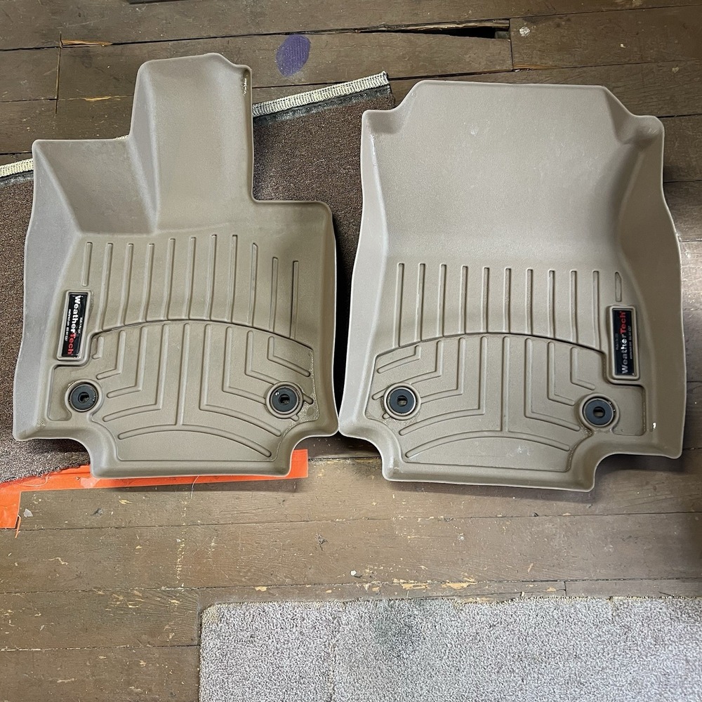 Weathertech FloorLiner DigitalFit Tan Front Floor Mat Set 4517301 CustomFit TRSH